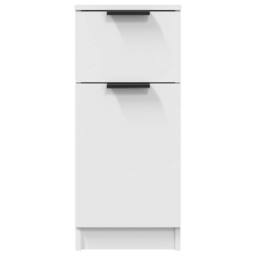 Berkfield Home Sideboard White 30x30x70 cm Engineered Wood - Size: 30 x 30 x 70 cm - thumbnail 6
