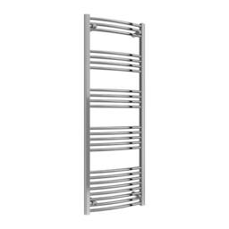Bathroom Kingdom Capo Chrome Straight Heated Towel Rail 1600x500 in Silver