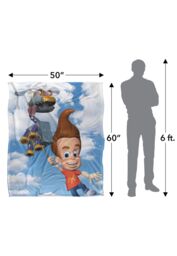 Nickelodeon Brand Helicopter Jimmy Silky Touch Super Soft Throw Blanket 152 X 127 cm in White - thumbnail 5