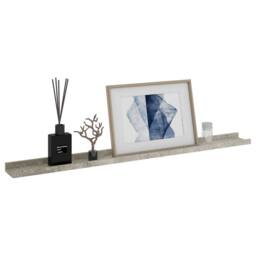 Berkfield Home Wall Shelves 2 pcs Concrete Grey 100x9x3 cm - Size: 100 x 9 x 3 cm - thumbnail 1
