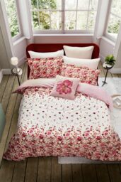 Ted Baker 'Pressed Flowers' Cotton Duvet Cover Set in Mint - Size: Super King - thumbnail 3