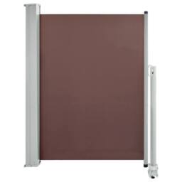 Berkfield Home Patio Retractable Side Awning 100x300 cm Brown - thumbnail 2