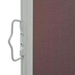 Berkfield Home Patio Retractable Side Awning 100x300 cm Brown - thumbnail 5