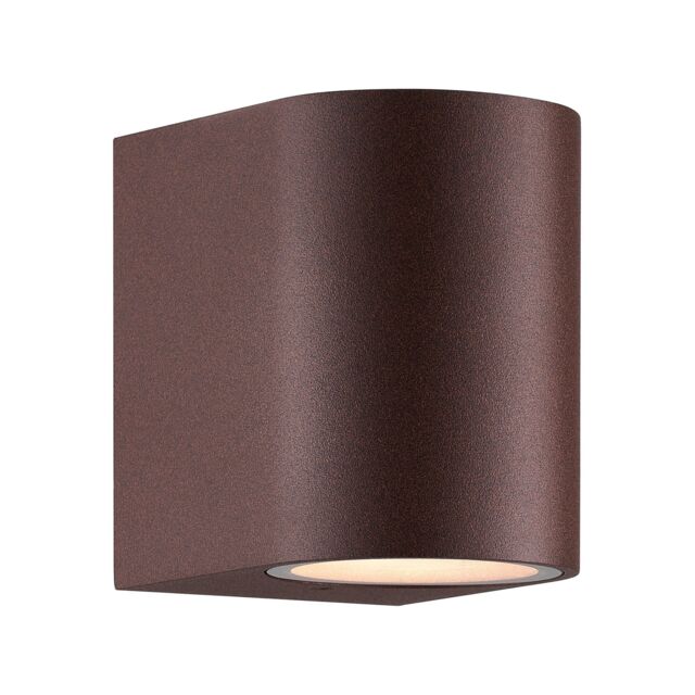 Nordlux Modern Outdoor Wall Light Brown Aluminium GU10 Dark Sky - Mains Powered, IP44 - image 1