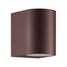 Nordlux Modern Outdoor Wall Light Brown Aluminium GU10 Dark Sky - Mains Powered, IP44 - thumbnail 2