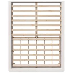 Berkfield Home Bed Frame with Lift-Up Storage in White, 160 x 200 cm, Solid Pine in White - Size: 160 x 200 cm - thumbnail 8