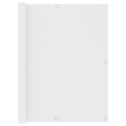 Berkfield Home Balcony Screen White 120x300 cm Oxford Fabric - thumbnail 1