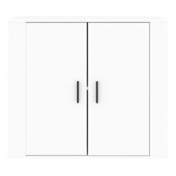 Berkfield Home Sideboard White 80x33x70 cm Engineered Wood - Size: 80 x 33 x 70 cm - thumbnail 3