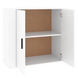 Berkfield Home Sideboard White 80x33x70 cm Engineered Wood - Size: 80 x 33 x 70 cm - thumbnail 4