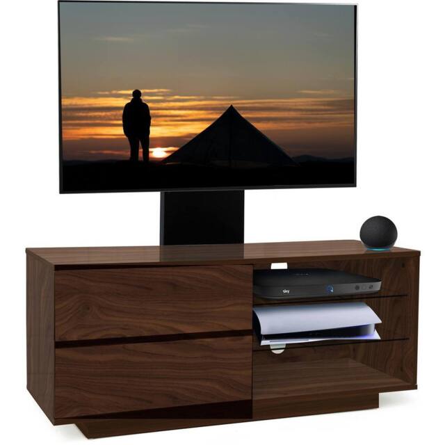 "Centurion Supports GALLUS TV Cabinet for up to 55"" Flat Screen TV Unit With Mounting Arm in Walnut" - image 1