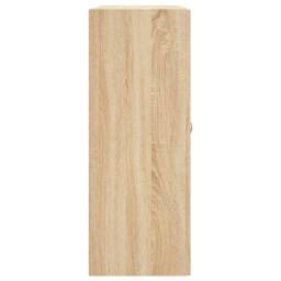 Berkfield Home Wall Mounted Cabinets 2 pcs Sonoma Oak Engineered Wood in Light Tan - thumbnail 7