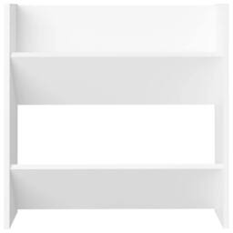Berkfield Home Wall Shoe Cabinets 4 pcs White 60x18x60 cm Engineered Wood - Size: 60 x 18 x 60 cm - thumbnail 6