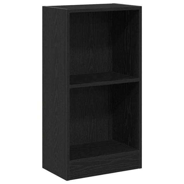 Berkfield Home Bookcase Black Oak 40x24x76 cm Engineered Wood - Size: 40 x 24 x 76 cm - image 1