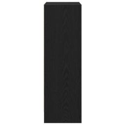 Berkfield Home Bookcase Black Oak 40x24x76 cm Engineered Wood - Size: 40 x 24 x 76 cm - thumbnail 6