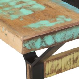 Berkfield Home Dining Table 160x80x76 cm Solid Reclaimed Wood - Size: 160 x 80 x 76 cm - thumbnail 5