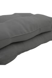 Garden Sanctuary 50x110cm Garden Cushion Rattan Chair Pad in Dark Grey - Size: 50x110 cm - thumbnail 5