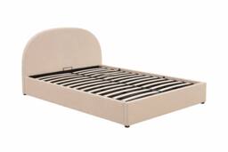 Sloomy Berkley Ottoman Bed-Plush Beige Upholstered Lift-Up Flatpack Frame - Size: Double - thumbnail 5