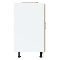 Berkfield Home Sink Base Cabinet Kalmar Sonoma Oak 60x46x81.5 cm Engineered Wood in Brown - thumbnail 6