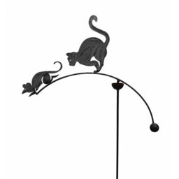 Poppyforge Cat & Mouse Wind Rocker Single BM/RtR - Steel - L66 x W54 x H148.5 cm in Brown - thumbnail 2