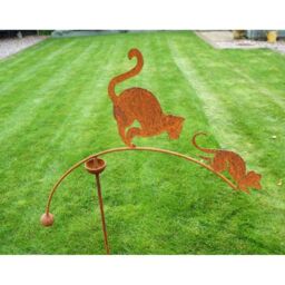Poppyforge Cat & Mouse Wind Rocker Single BM/RtR - Steel - L66 x W54 x H148.5 cm in Brown - thumbnail 1