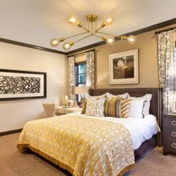 COMELY Industrial Chandelier, 6 Lights E27 Vintage Metal Gold Ceiling Lights - thumbnail 3