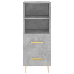 Berkfield Home Sideboard Concrete Grey 34.5x34x90 cm Engineered Wood - thumbnail 6
