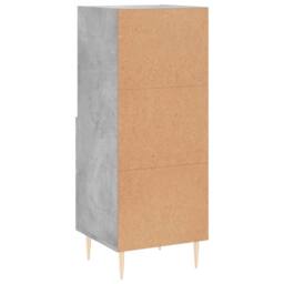 Berkfield Home Sideboard Concrete Grey 34.5x34x90 cm Engineered Wood - thumbnail 8