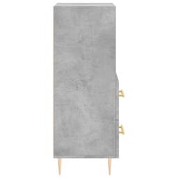 Berkfield Home Sideboard Concrete Grey 34.5x34x90 cm Engineered Wood - thumbnail 7