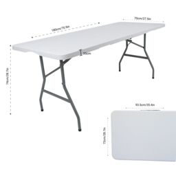 Geepas Garden Foldable Table & 4 Piece Chair Set Outdoor in True Black - thumbnail 2