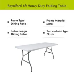 Geepas Garden Foldable Table & 4 Piece Chair Set Outdoor in True Black - thumbnail 3