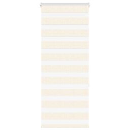 Berkfield Home Zebra Blind Marble Beige 60x150 cm Fabric Width 55.9 cm Polyester - thumbnail 1