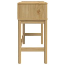 Berkfield Home Console Table FLORO Wax Brown 89.5x36.5x73 cm Solid Wood Pine - thumbnail 6