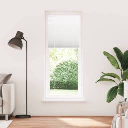 Berkfield Home Pleated Blind White 70x200 cm Fabric Width 69.4 cm Polyester