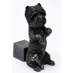 Jardinopia West Highland Terrier Plant Pot Feet - Set of 3 in Black - thumbnail 3