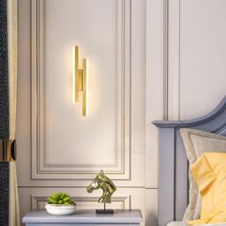 COMELY Indoor Wall Lights, 16W Gold Modern Wall Lights, Warm White 3000K - thumbnail 5