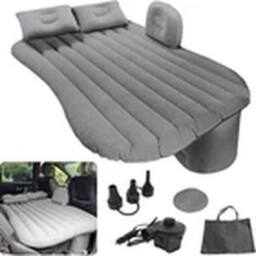EONLION Inflatable Car Air Bed Back Rear Seat Rest Foldable Mattress in Grey