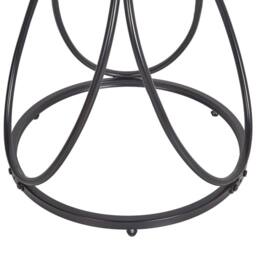 Wyld and Coco Coat Stand Black Metal 160 cm Freestanding Jacket Rack Industrial - thumbnail 6
