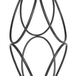 Wyld and Coco Coat Stand Black Metal 160 cm Freestanding Jacket Rack Industrial - thumbnail 5