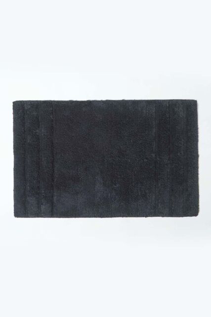 Homescapes Spa Supreme Luxury Bath Mat in Black - image 1