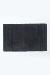 Homescapes Spa Supreme Luxury Bath Mat in Black