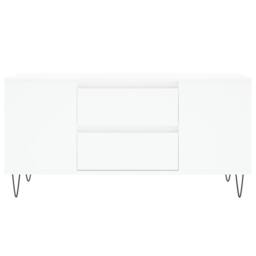 Berkfield Home Modern Coffee Table White 102x44.5x50 cm Engineered Wood - thumbnail 5