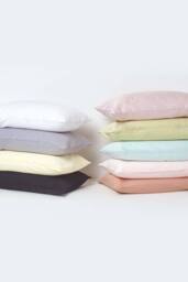 Homescapes Continental Egyptian Cotton Pillowcase 330 TC, 40 x 80 cm in Black - thumbnail 5