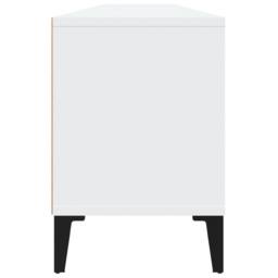 Berkfield Home TV Cabinet White 150x30x44.5 cm Engineered Wood - thumbnail 8