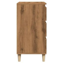 Berkfield Home Sideboard Artisan Oak 60x35x70 cm Engineered Wood in Brown - Size: 60 x 35 x 70 cm - thumbnail 5