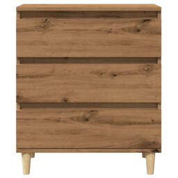 Berkfield Home Sideboard Artisan Oak 60x35x70 cm Engineered Wood in Brown - Size: 60 x 35 x 70 cm - thumbnail 4