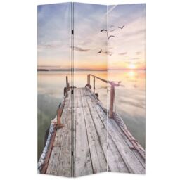 Berkfield Home Folding Room Divider 120x170 cm Lake - thumbnail 1