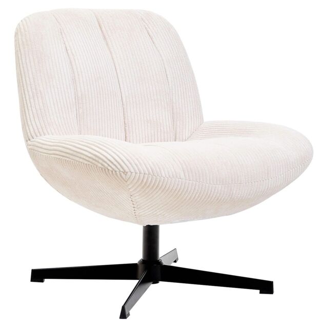 Nordlys Swivel Scandinavian Design Armchair in Beige - image 1