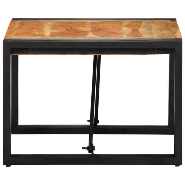 Berkfield Home Sturdy Coffee Table 50x50x35 cm Solid Wood Acacia in Brown - Size: 50 x 50 x 35 cm - image 1