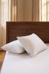 Bedable 100% Down-Feather Pillow in White - Size: King - thumbnail 2