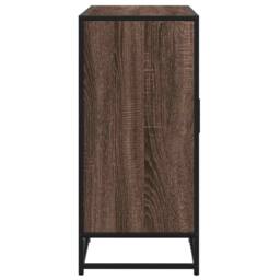 Berkfield Home Sideboard Brown Oak 92x35x76 cm Engineered Wood - Size: 92 x 35 x 76 cm - thumbnail 5